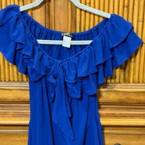 Venus top with ruffles